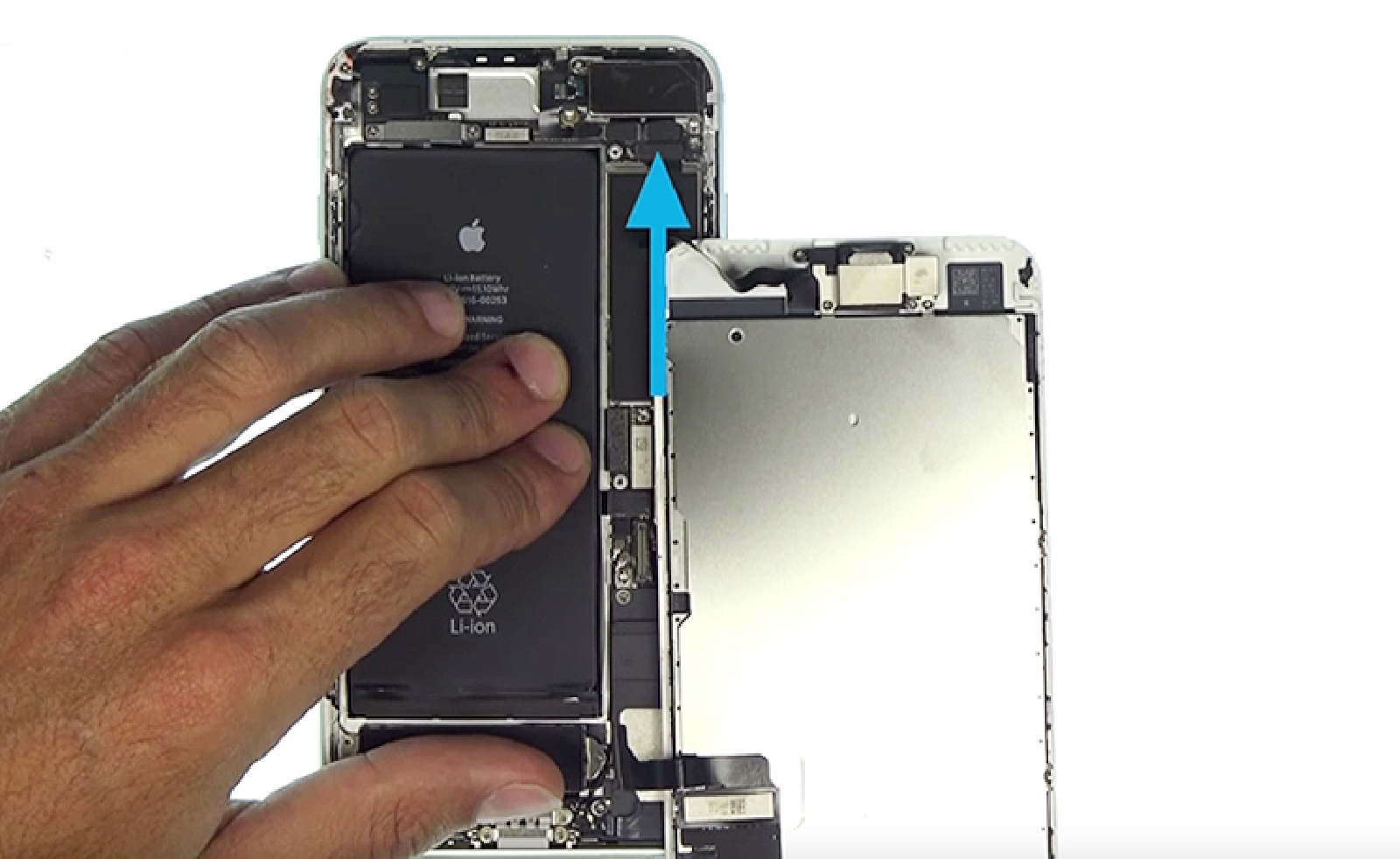 Changement d'écran complet pré-monté (châssis+vitre+LCD) sur iPhone 7 Plus photo 1